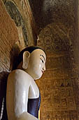 Bagan Myanmar. Buddha statue of the Thambula Temple. 